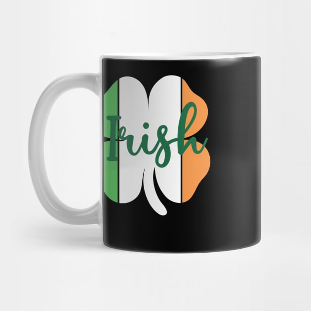 Shamrock with Irish Flag Colors Design for Men, Women, Kids by HopeandHobby